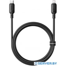 Кабель Baseus Silky Series Fast Charging Cable USB Type-C - Lightning (1 м, черный)