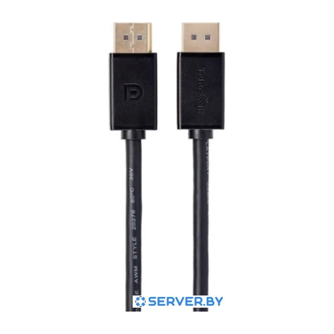 Кабель Telecom TCG715-2M DisplayPort - DisplayPort (2 м, черный). Фото1