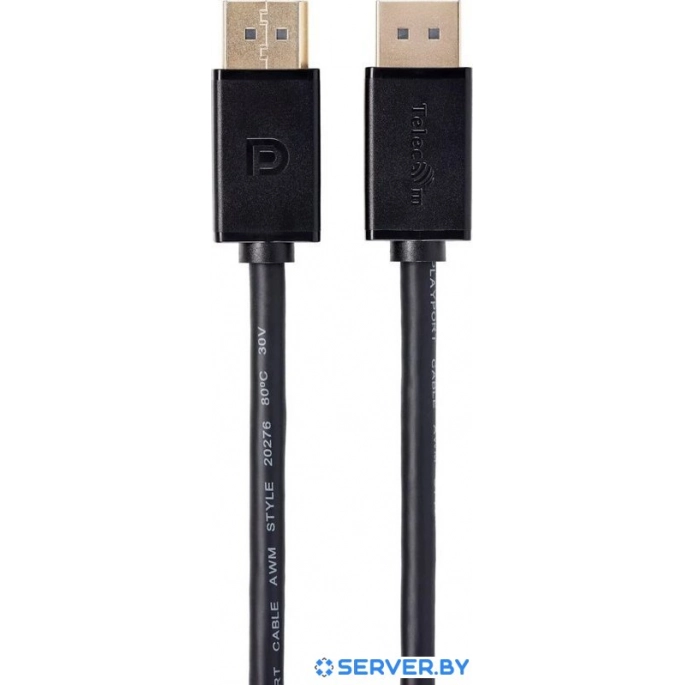 Кабель Telecom TCG715-2M DisplayPort - DisplayPort (2 м, черный). Фото4