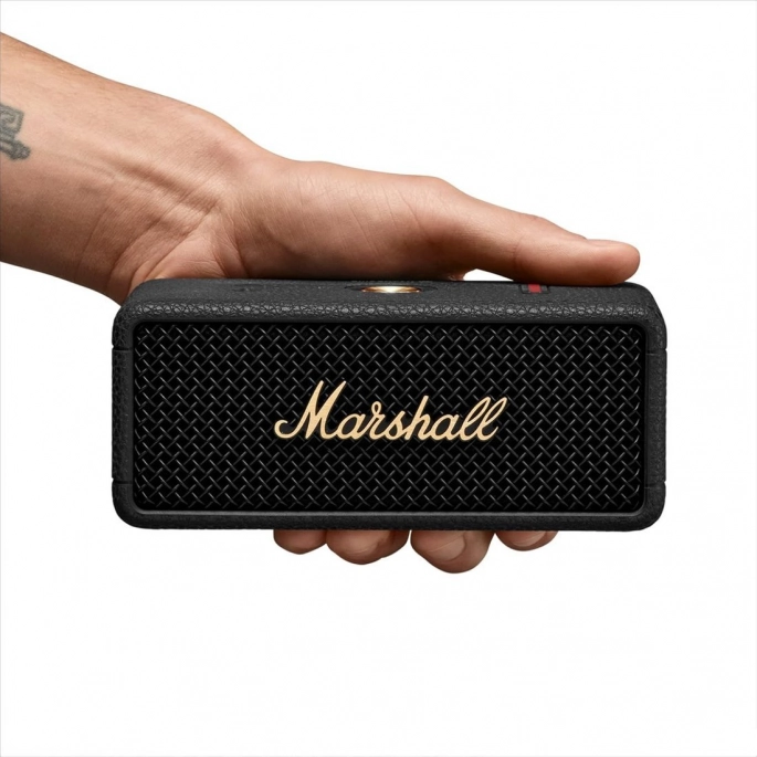 Беспроводная колонка Marshall Emberton III (черный/латунь). Фото4