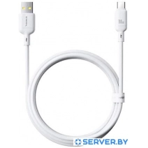 Кабель Baseus Silky Series Fast Charging Cable USB to Type-C 100W (1 м, белый)