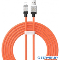 Кабель Baseus CoolPlay Series Fast Charging Data Cable 2.4A USB Type-A - Lightning (2 м, оранжевый)