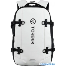 Городской рюкзак Torber Xtreme 18 TS1101WH (белый/черный)
