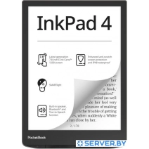 Электронная книга PocketBook 743G InkPad 4 (черный/серебристый)