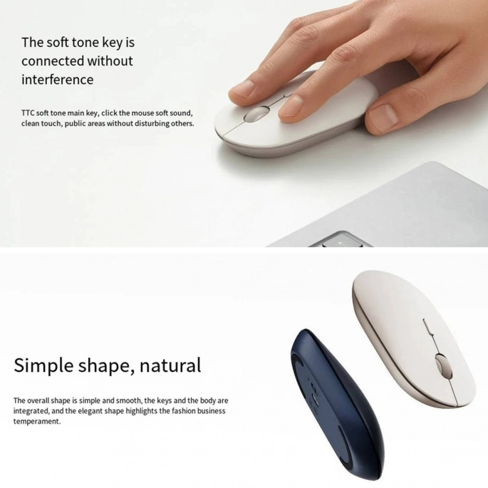 Мышь Xiaomi Portable Mouse 3 XMBXSB01YM (черный, китайская версия). Фото2