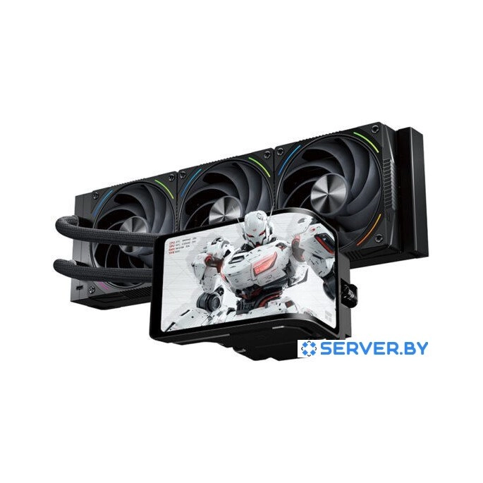 Система жидкостного охлаждения для процессора Thermalright Wonder Vision 360 Turbo ARGB (черный). Фото1