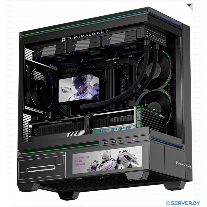 Система жидкостного охлаждения для процессора Thermalright Wonder Vision 360 Turbo ARGB (черный). Фото3