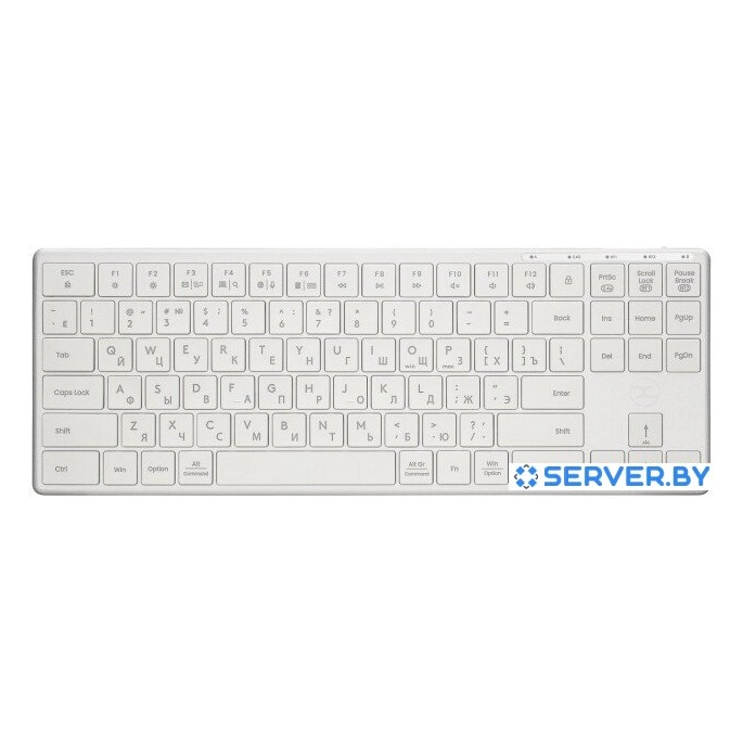 Клавиатура xGhost Blade TKL White Silver. Фото1