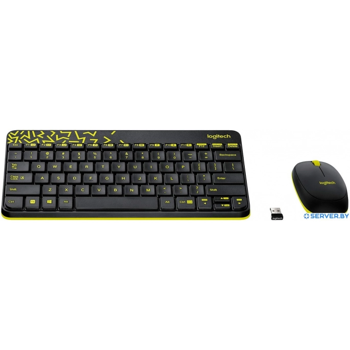 Офисный набор Logitech MK240 Nano 920-008198 (черный). Фото3