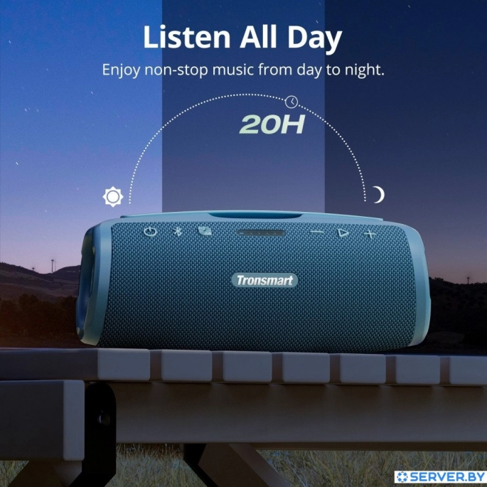 Беспроводная колонка Tronsmart Mirtune S100 (синий). Фото4