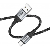 Кабель Hoco X102 USB Type-A - USB Type-C (1 м, черный)