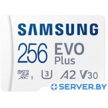 Карта памяти Samsung EVO Plus 2024 microSDXC 256GB (с адаптером)