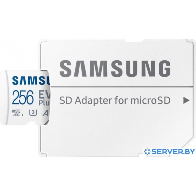 Карта памяти Samsung EVO Plus 2024 microSDXC 256GB (с адаптером). Фото2