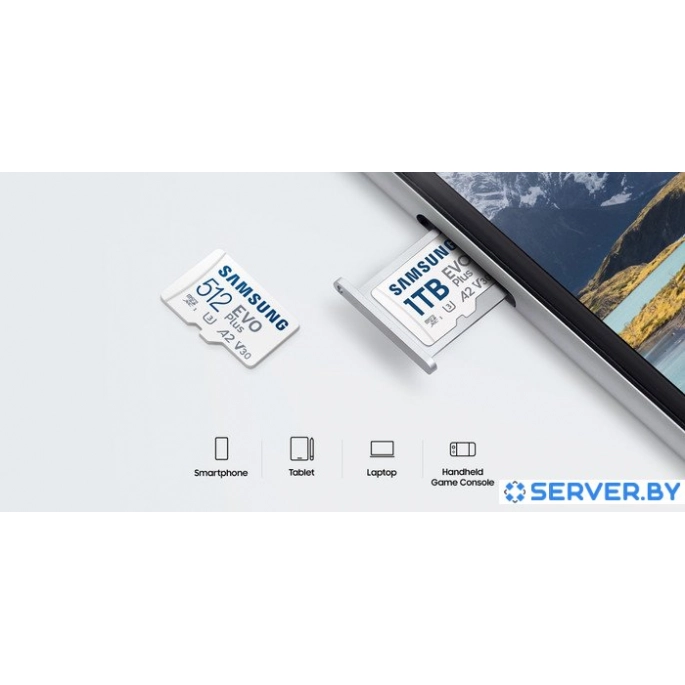 Карта памяти Samsung EVO Plus 2024 microSDXC 256GB (с адаптером). Фото4