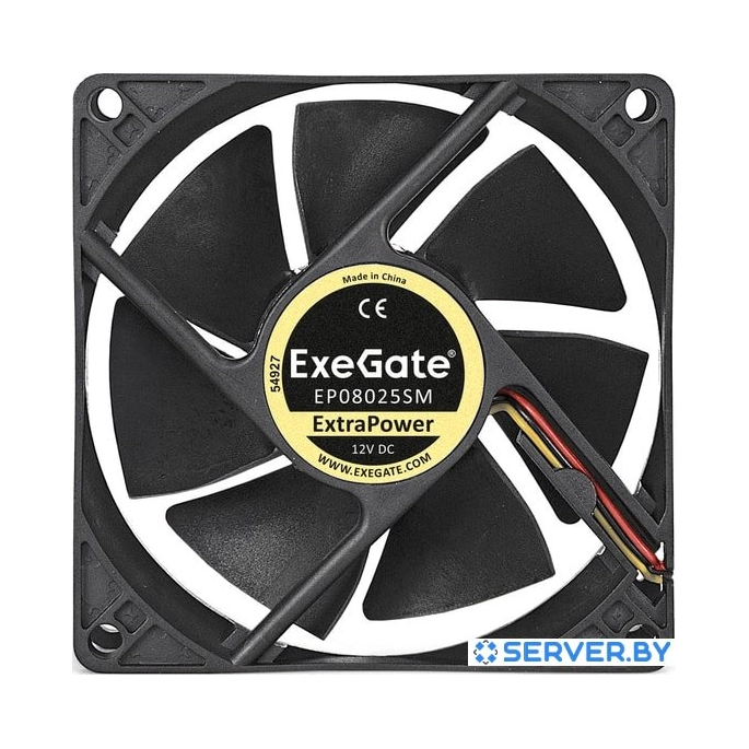 Вентилятор для корпуса ExeGate ExtraPower EP08025SM EX283382RUS. Фото3