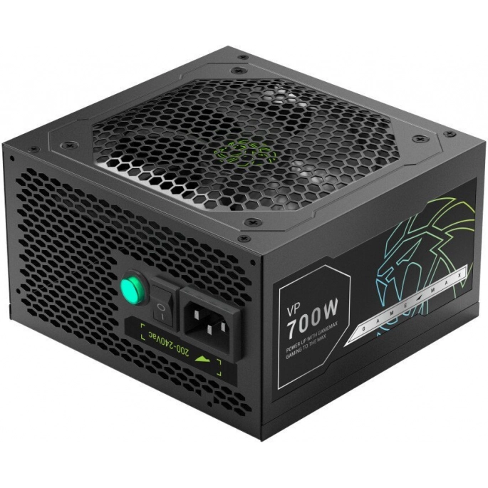 Блок питания GameMax VP-700S ATX 3.1 (черный). Фото1