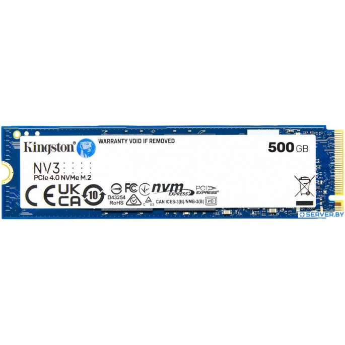 SSD Kingston NV3 500GB SNV3S/500GBK. Фото1