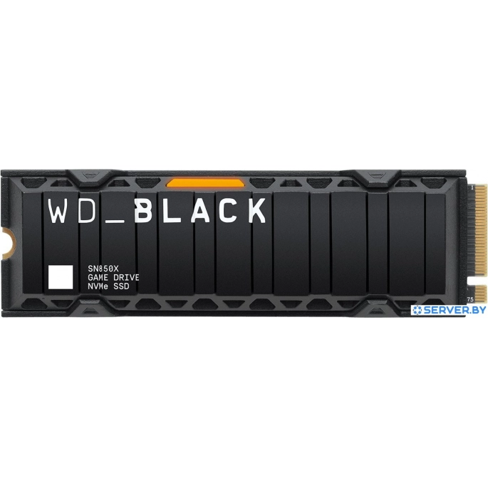 SSD WD Black SN850X NVMe Heatsink 4TB WDS400T2XHE. Фото1