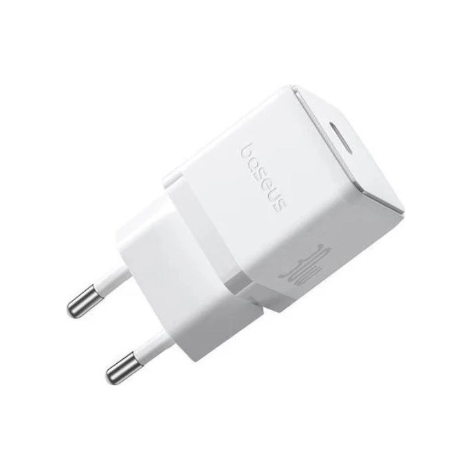 Сетевое зарядное Baseus Palm Fast Charger 1C 30W EU P10111605213-01 (белый). Фото3
