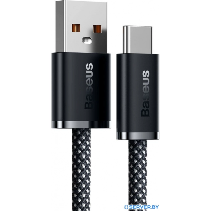 Кабель Baseus Dynamic Series Fast Charging Data Cable 100W USB Type-A - USB Type-C (2 м, серый). Фото3