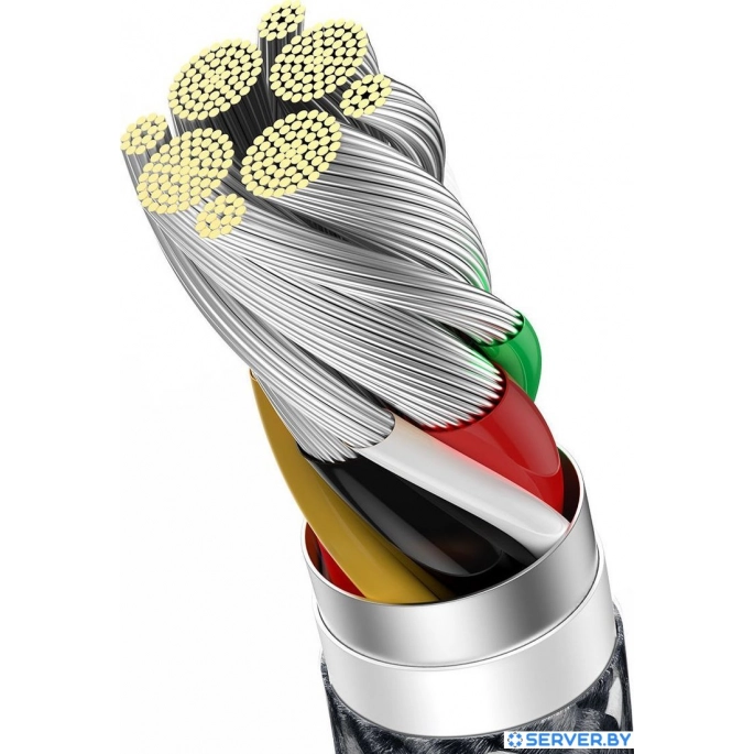 Кабель Baseus Dynamic Series Fast Charging Data Cable 100W USB Type-A - USB Type-C (2 м, серый). Фото5