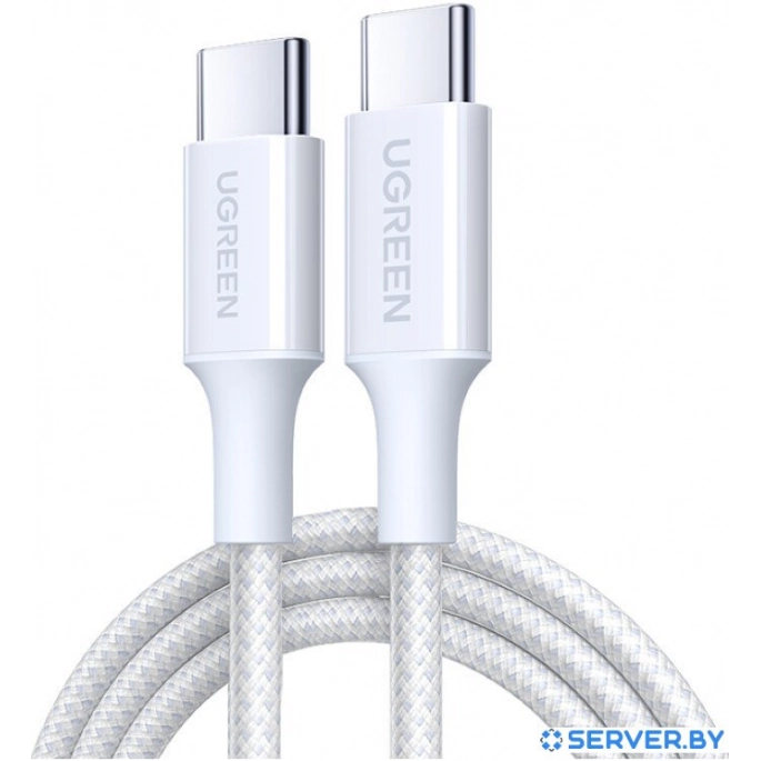 Кабель Ugreen L502 USB Type-C - USB Type-C (2 м, белый). Фото1