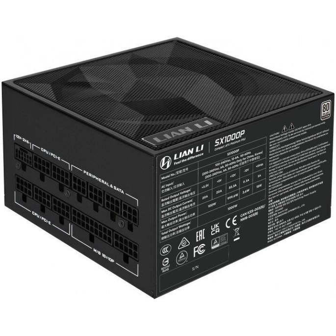 Блок питания Lian Li SX Platinum 1000 G9P.SX1000P.B000.RU. Фото5