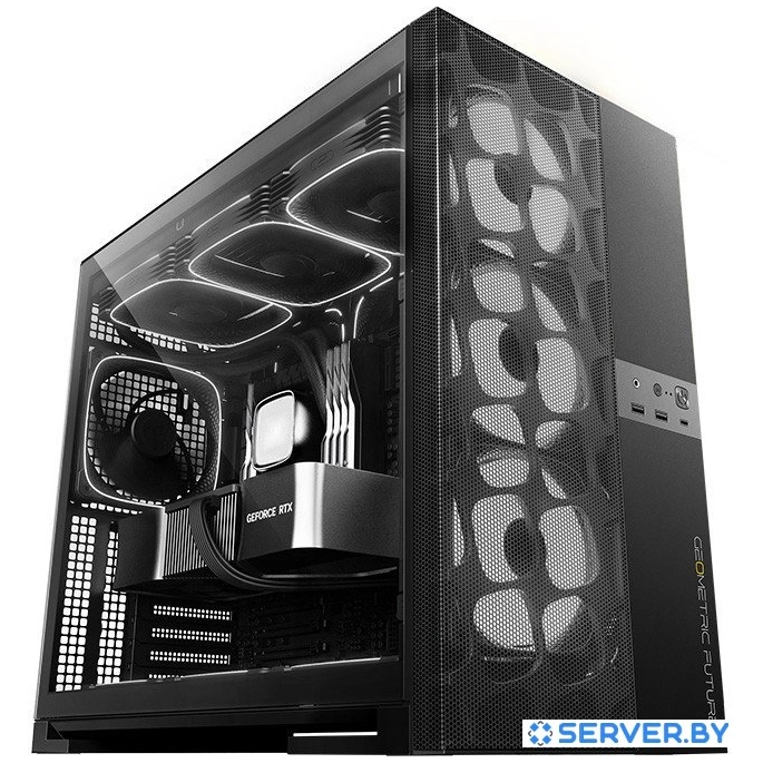 Корпус Geometric Future Model 5 Vent 5FAN (черный). Фото1