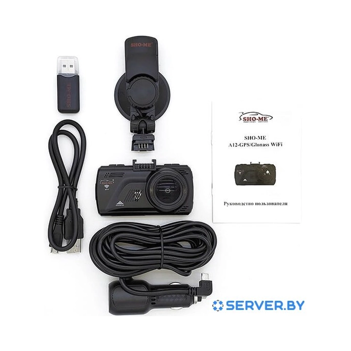 Автомобильный видеорегистратор Sho-Me A12-GPS/GLONASS WiFi. Фото3