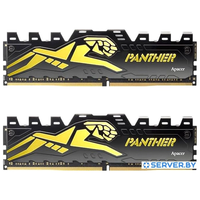 Оперативная память Apacer Panther Golden 2x8ГБ DDR4 3200 МГц AH4U16G32C28Y7GAA-2. Фото1