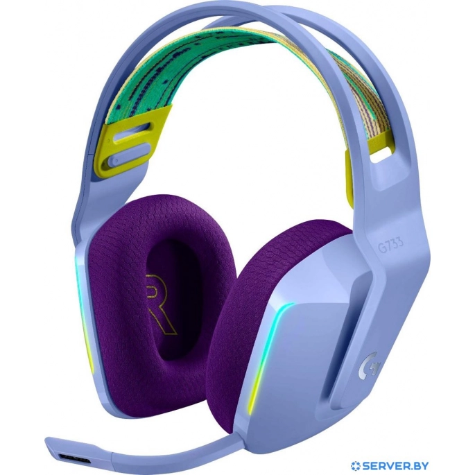 Наушники Logitech G733 Lightspeed Wireless (сиреневый). Фото1