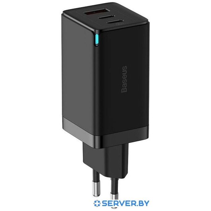 Сетевое зарядное Baseus Cube Pro 3 Ports Fast Charger 65W P10152301113-00 (черный). Фото3