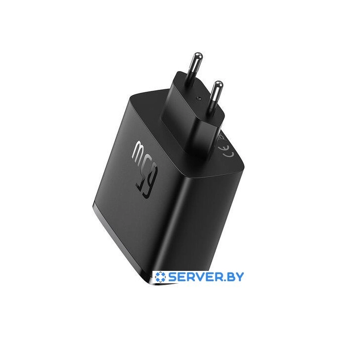 Сетевое зарядное Baseus Cube Pro 3 Ports Fast Charger 65W P10152301113-00 (черный). Фото4