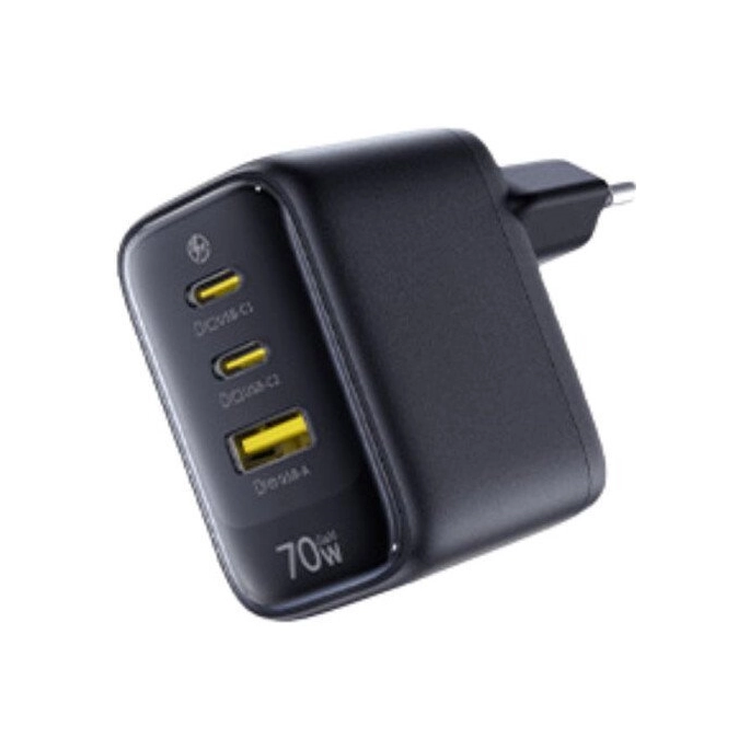 Сетевое зарядное Baseus EnerFill FE22 70W E0123500 (черный). Фото3