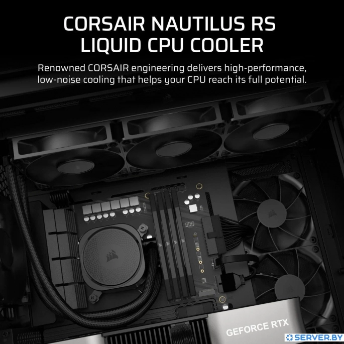 Система жидкостного охлаждения для процессора Corsair Nautilus 360 RS CW-9060089-WW. Фото3