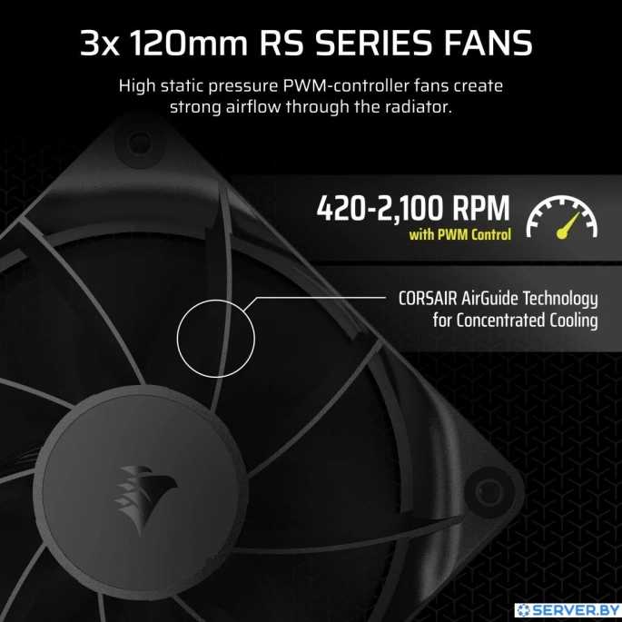 Система жидкостного охлаждения для процессора Corsair Nautilus 360 RS CW-9060089-WW. Фото5