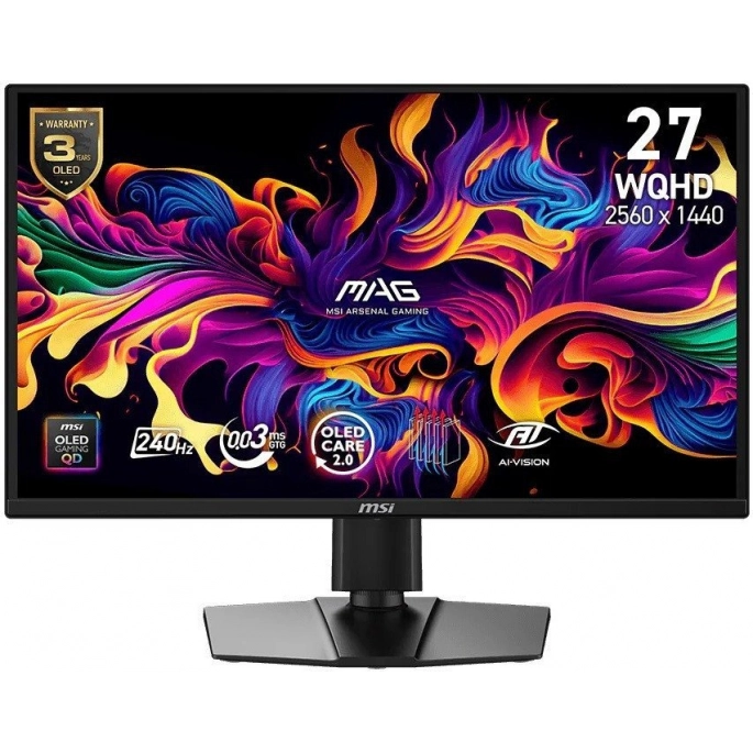 Игровой монитор MSI MAG 272QP QD-OLED X24. Фото1