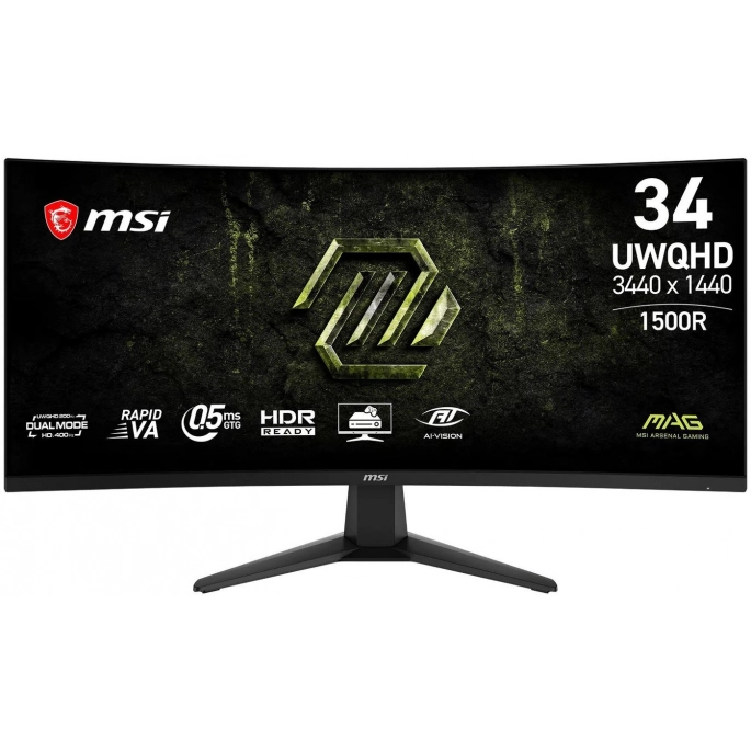 Игровой монитор MSI MAG 346CQDF E20. Фото1