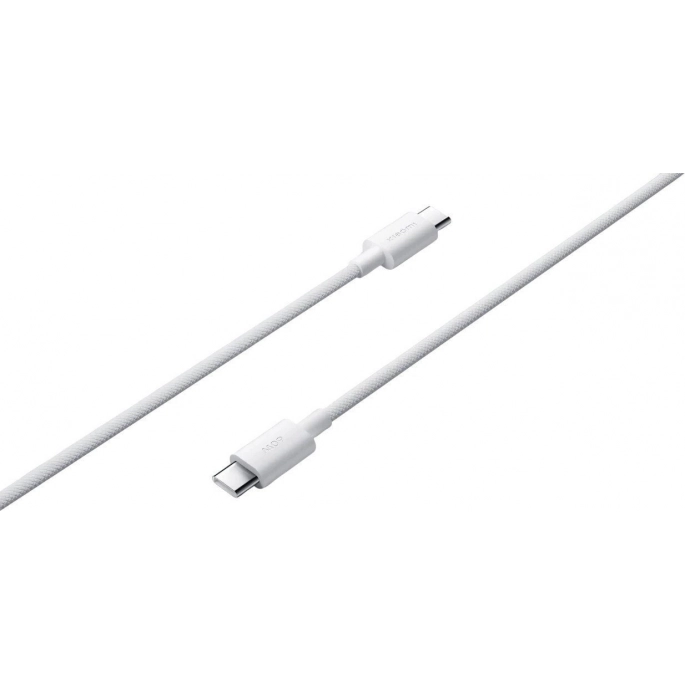 Кабель Xiaomi 3A Braided USB Type-C - USB Type-C BHR0878GL (1 м, белый). Фото3