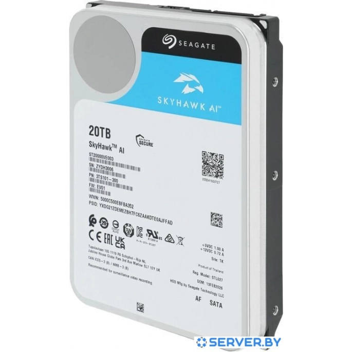 Жесткий диск Seagate SkyHawk AI 20TB ST20000VE003. Фото3