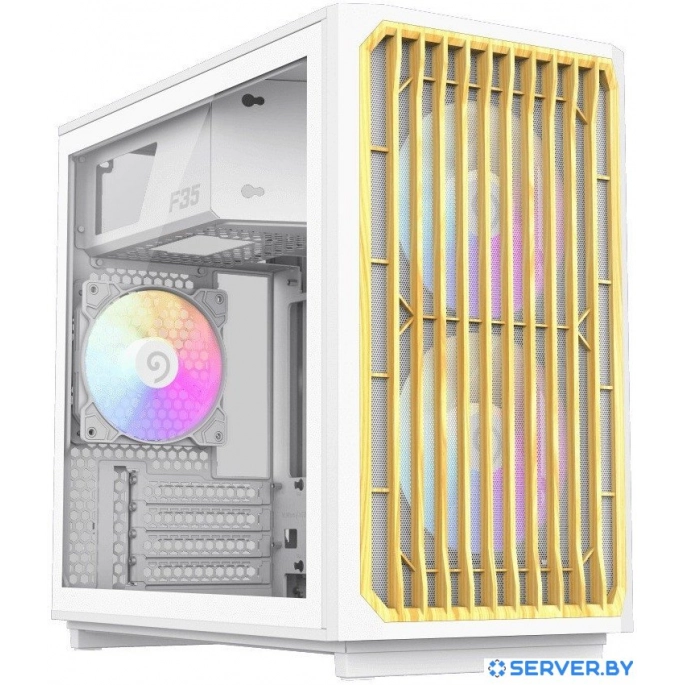 Корпус GameMax F35 WW (белый/бежевый). Фото1