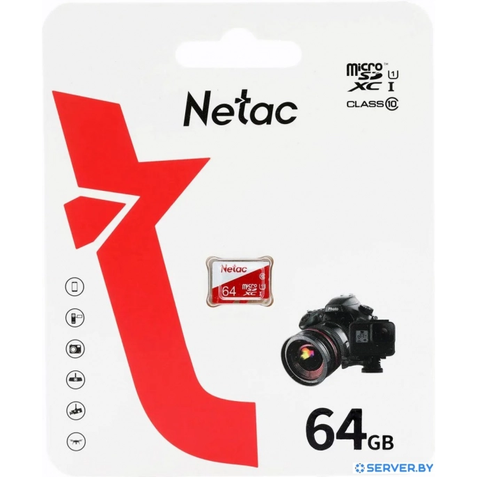 Карта памяти Netac microSDXC P500 ECO 64GB. Фото1