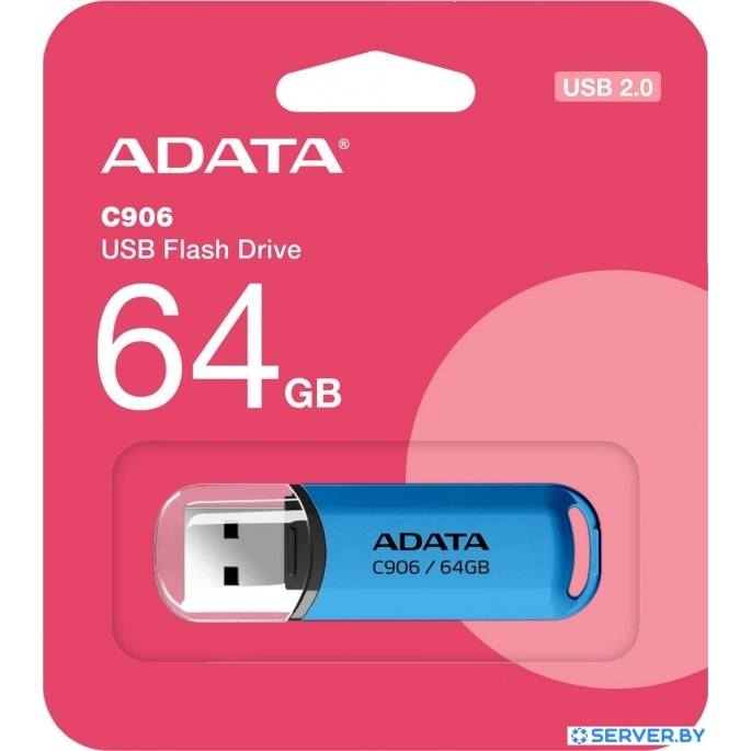 USB Flash ADATA C906 64GB (синий). Фото4