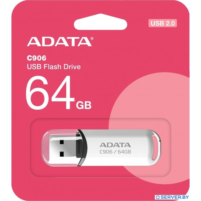 USB Flash ADATA C906 64GB (белый). Фото3