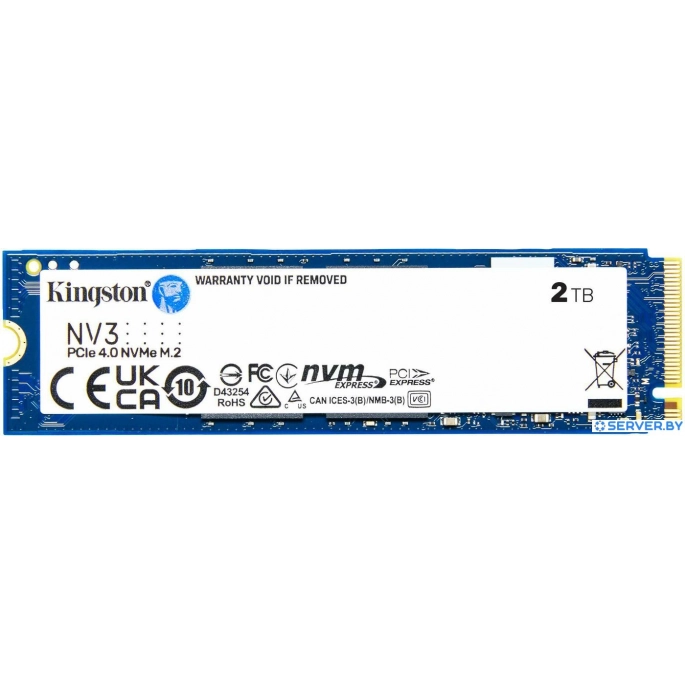 SSD Kingston NV3 2TB SNV3S/2000GBK. Фото1