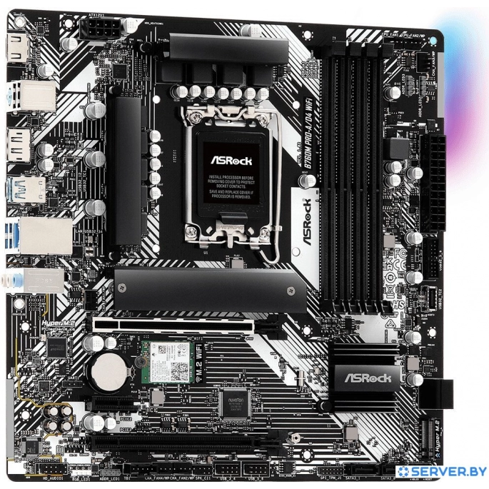 Материнская плата ASRock B760M Pro-A/D4 WiFi. Фото4