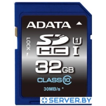 Карта памяти A-Data Premier SDHC UHS-I U1 (Class 10) 32 GB (ASDH32GUICL10-R)