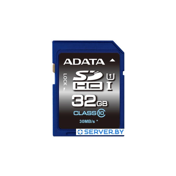 Карта памяти A-Data Premier SDHC UHS-I U1 (Class 10) 32 GB (ASDH32GUICL10-R). Фото1