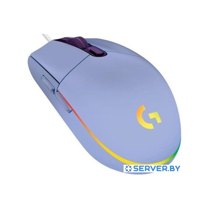 Игровая мышь Logitech G102 Lightsync (сиреневый). Фото3