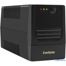 Источник бесперебойного питания ExeGate Power NB-650.LED.AVR.2SH.USB